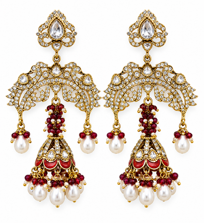 Dudhiya Jhalar Earrings