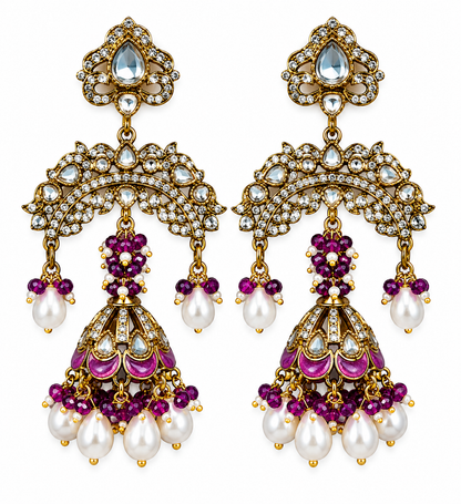Jamun Jhalar Earrings
