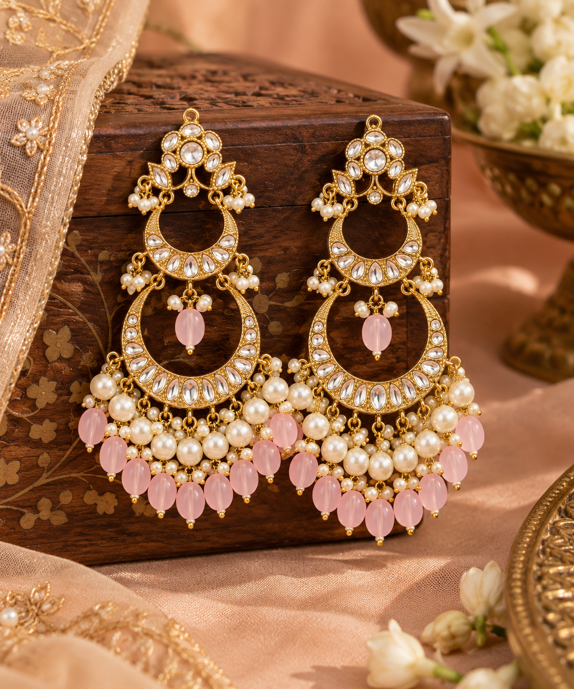 Anarkali Jhalar Earrings