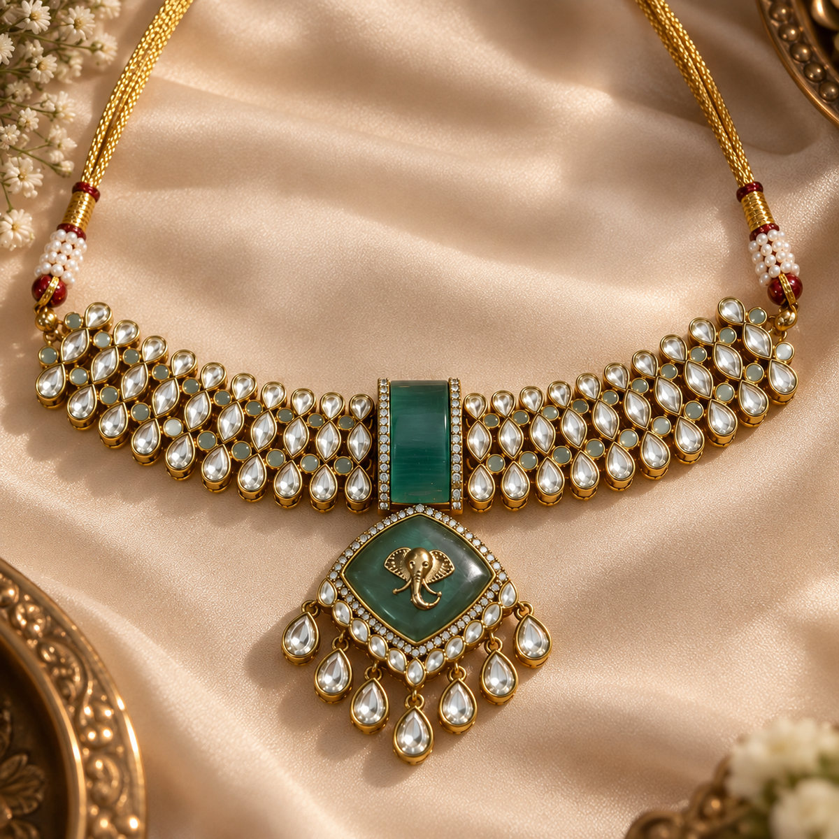 Gajlakshmi Necklace Set