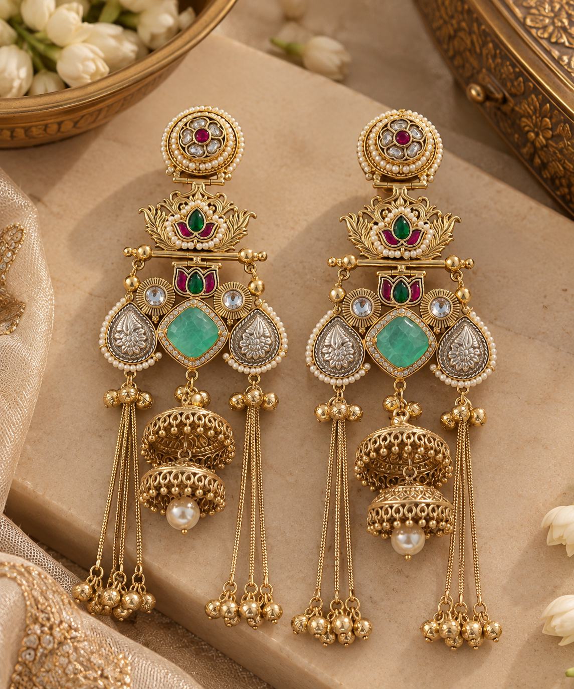 Ambika Jhumka Earrings