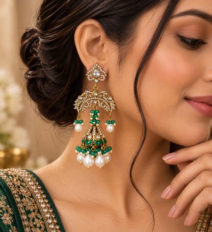 Mukut Jhalar Earrings