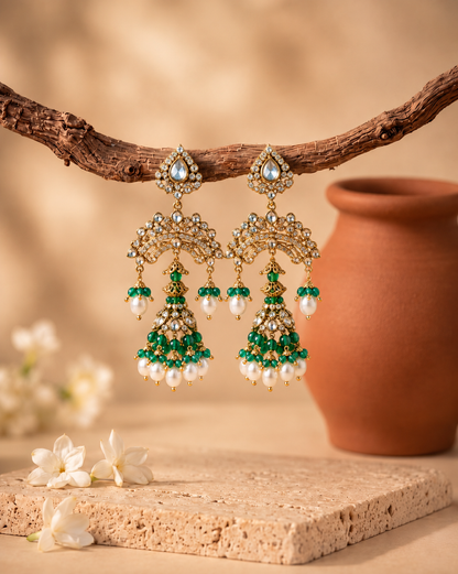 Mukut Jhalar Earrings