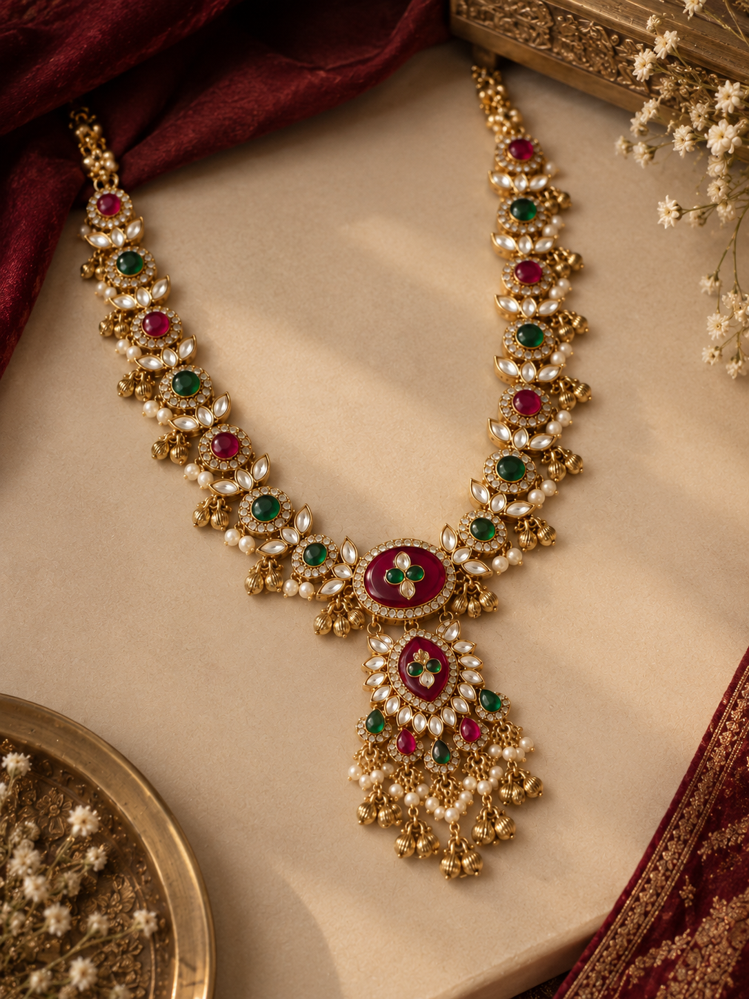 Shahi Phool Necklace Set