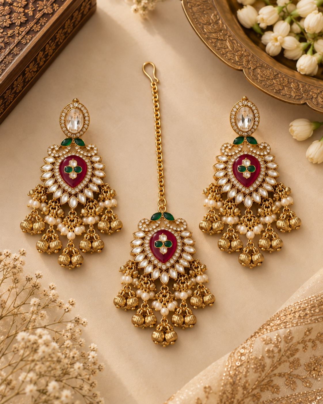 Shahi Phool Necklace Set