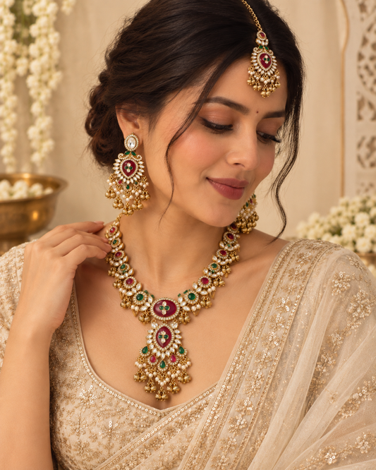 Shahi Phool Necklace Set