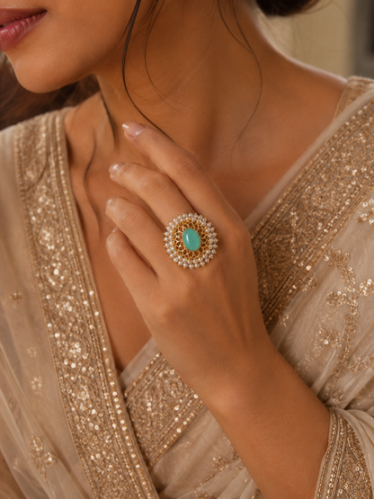 Ishaani Pearl Ring