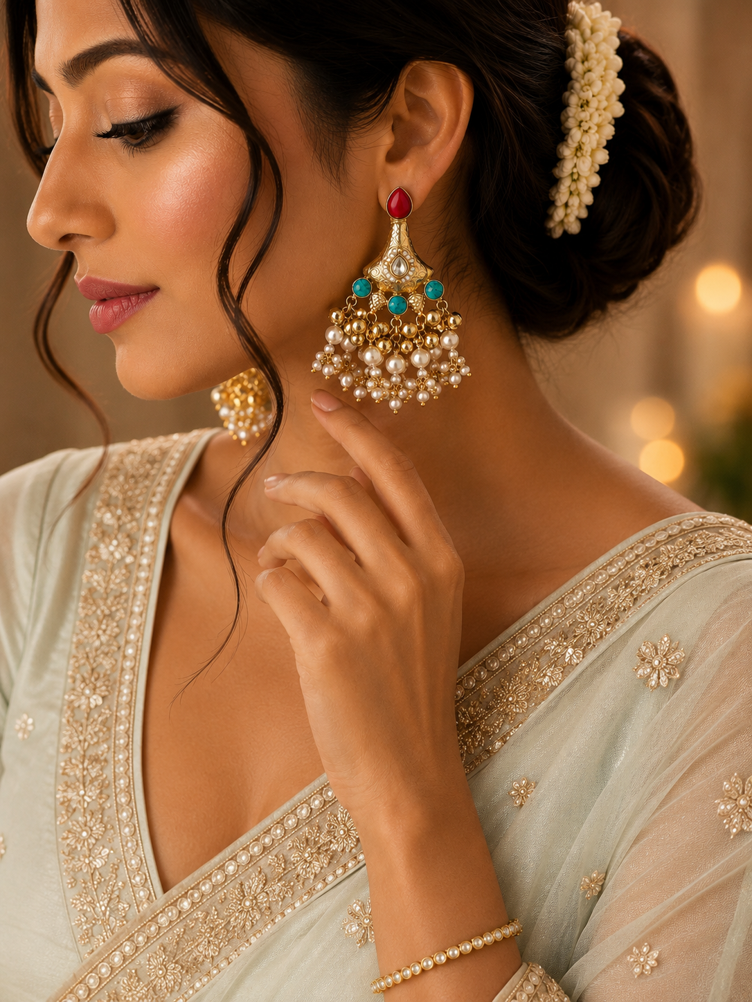 Saanvi Chandelier Earrings