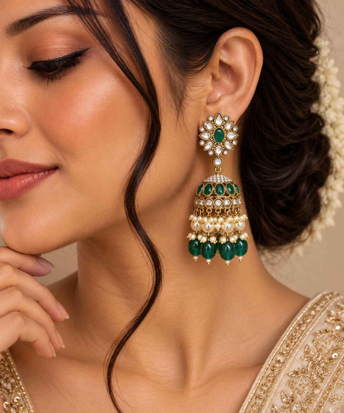 Phool Jhumka Earrings