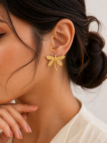 Dragonfly Stud Earrings