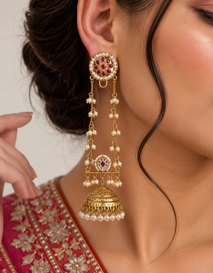 Jhula Jhumka Earrings
