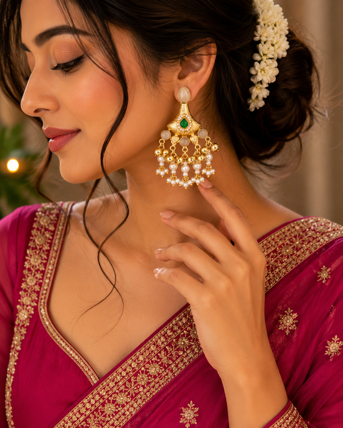 Saanvi Chandelier Earrings