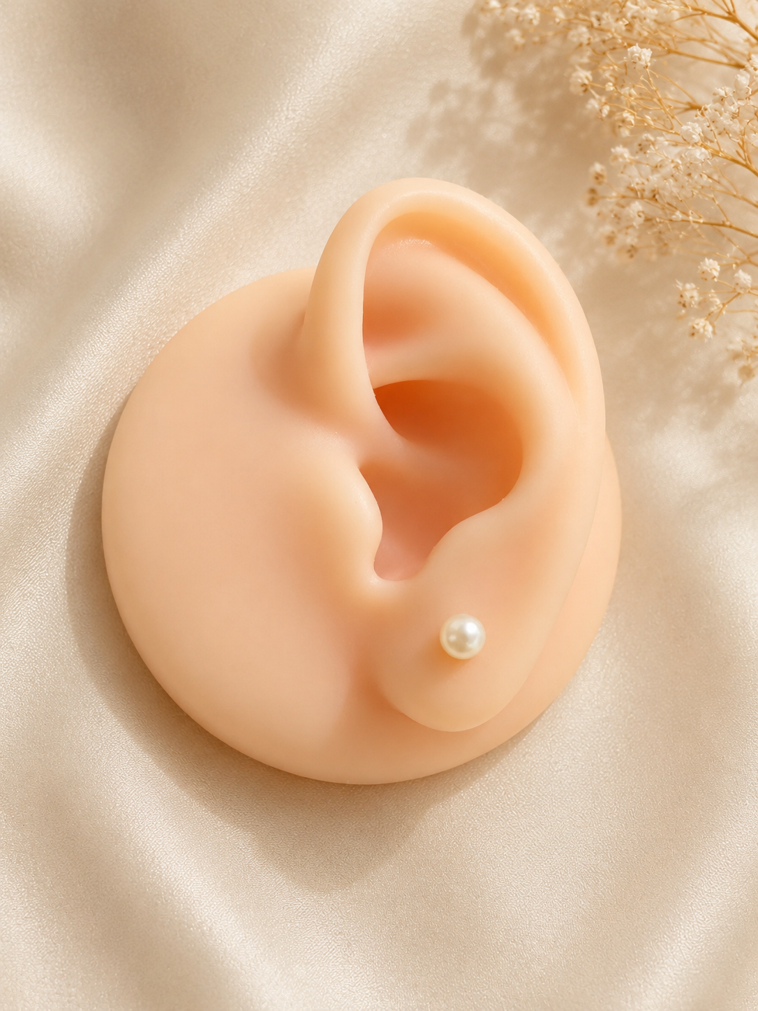 Small Pearl Helix Earrings