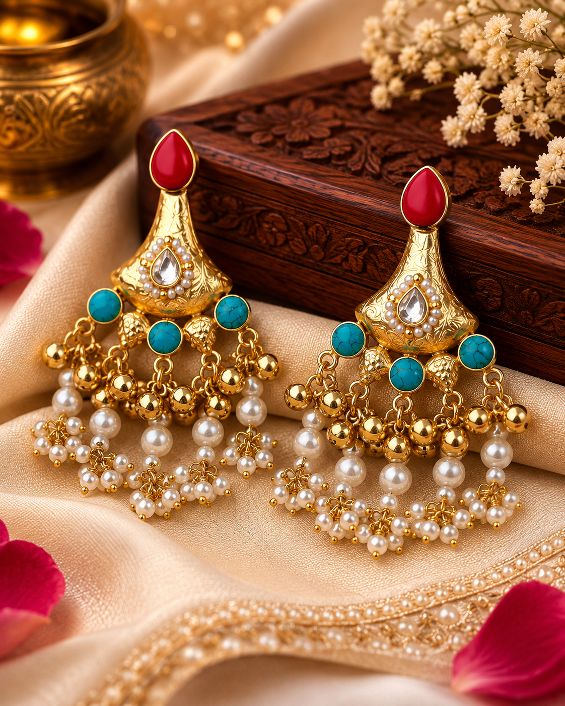 Saanvi Chandelier Earrings