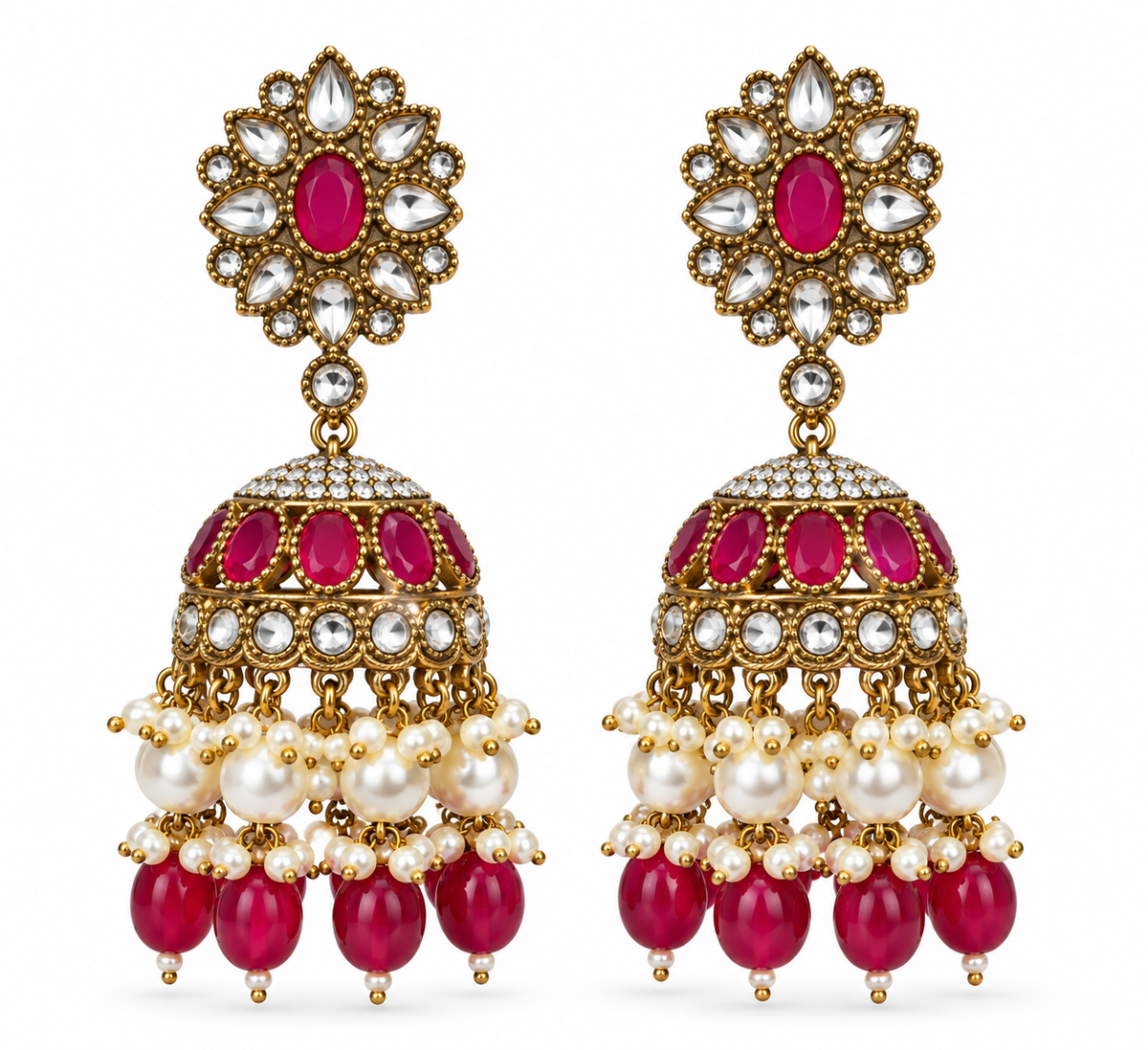 Phool Jhumka Earrings