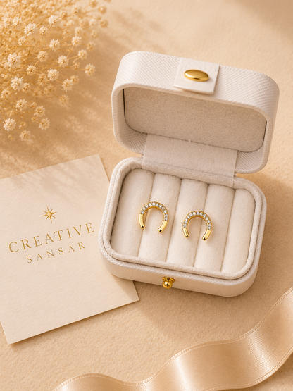 Horseshoe Stud Earrings