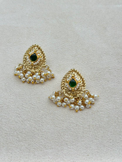 Ishika Pearl Drop Earrings