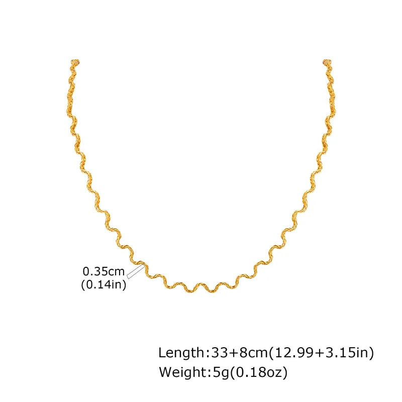 Twisted Rope CZ Pendant Necklace