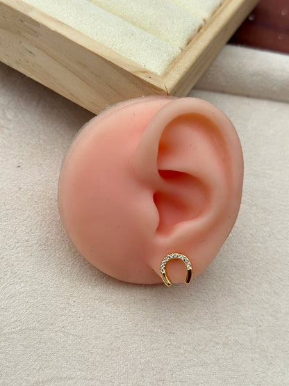 Horseshoe Stud Earrings
