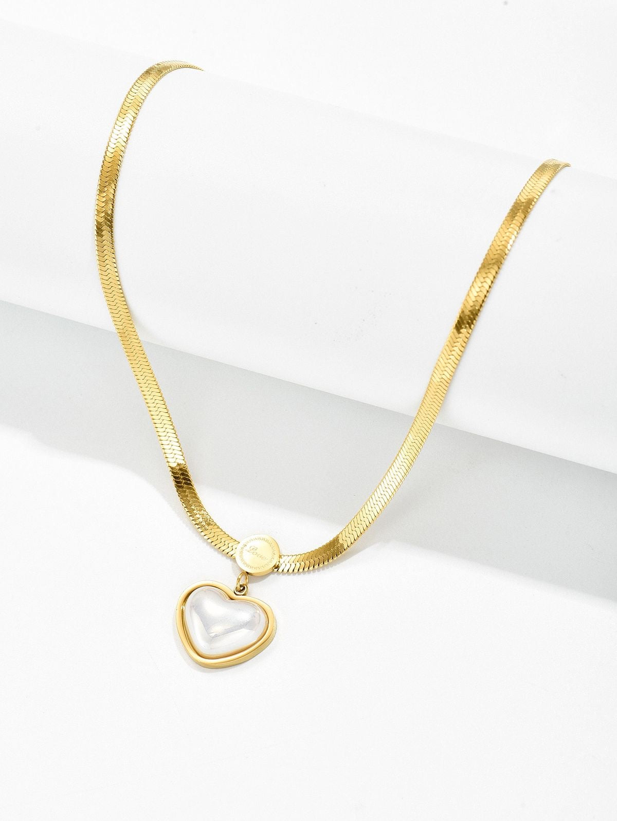 Pearl Heart Necklace