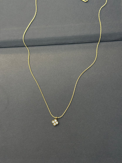 Tiny Clover Pendant Necklace