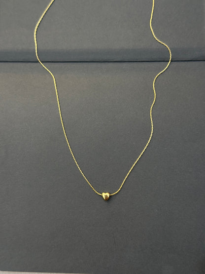 Tiny Heart Bead Necklace