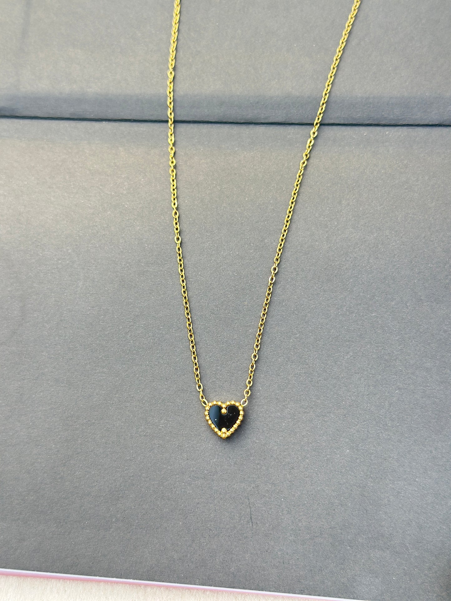 Reversable Heart Pendant Necklace