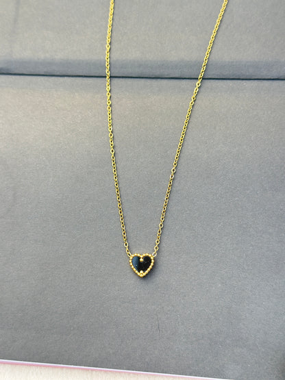 Reversable Heart Pendant Necklace