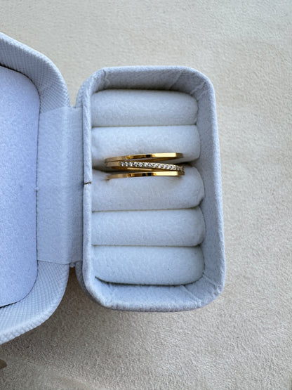 Triple Band CZ Ring