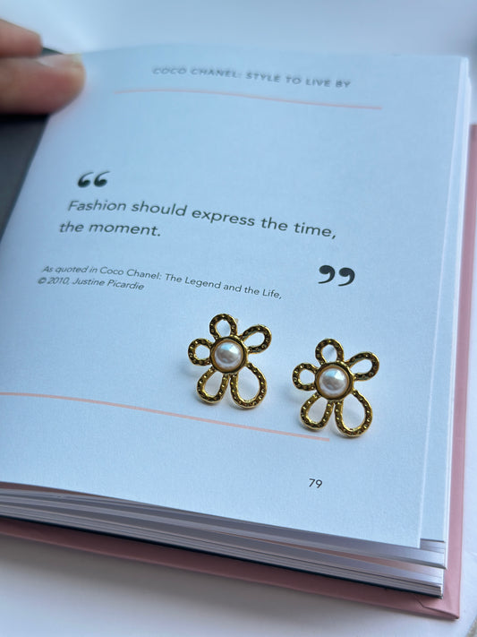 Golden Daisy Earrings