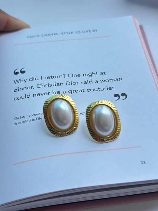 Pearl Dome Studs