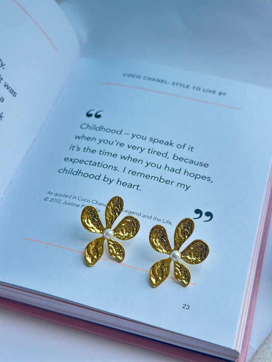 Gold Bloom Earrings