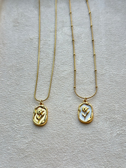 Tulip Flower Necklace