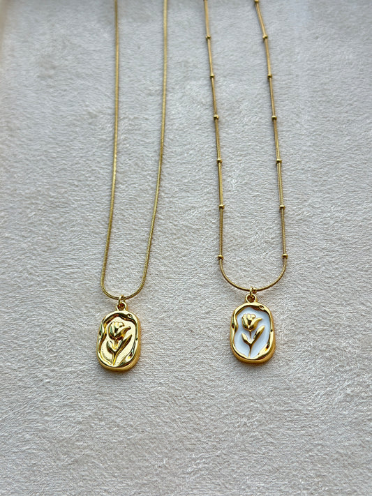 Tulip Flower Necklace