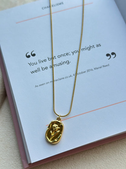Tulip Flower Necklace