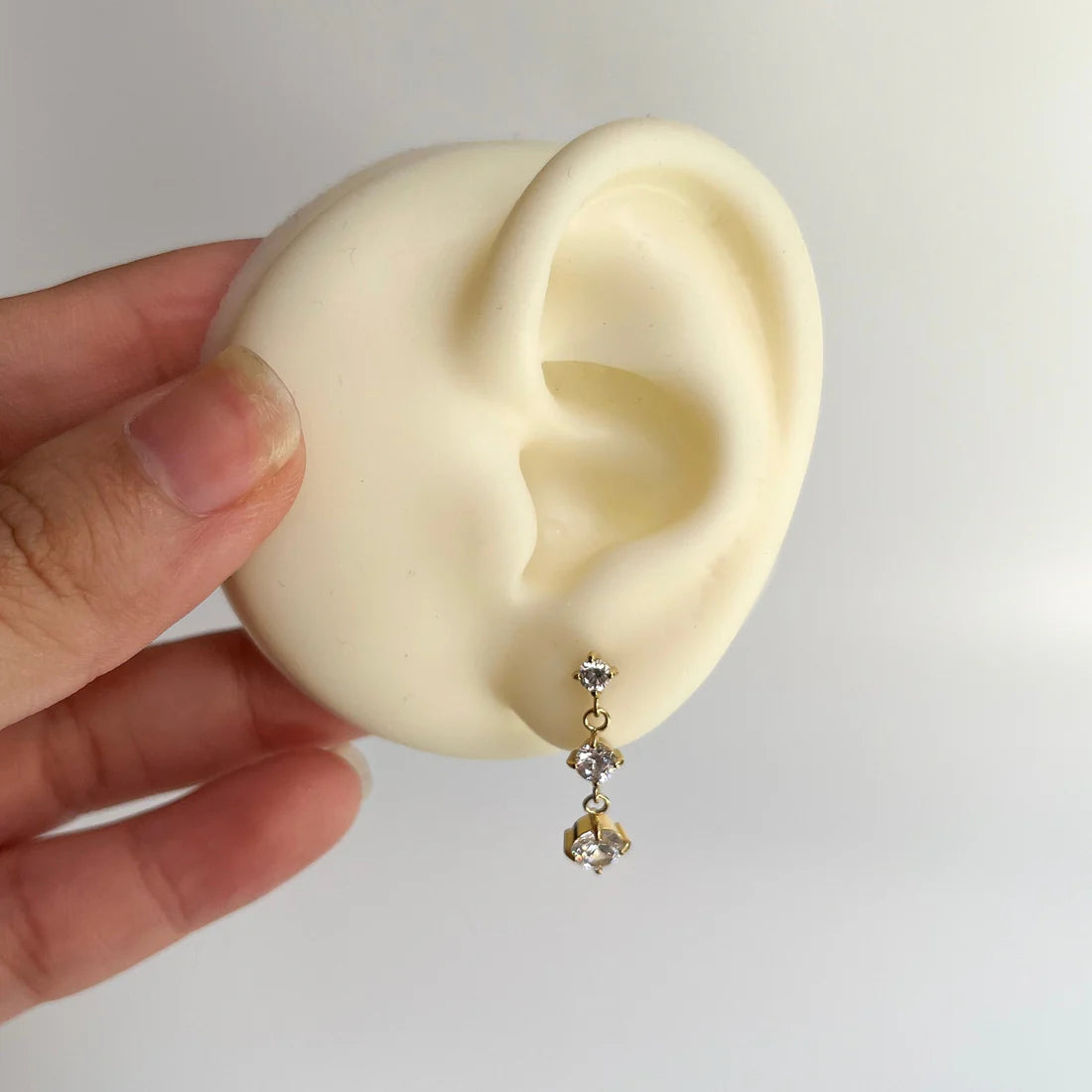 Ziva Solitaire Earrings