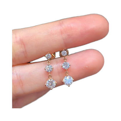 Ziva Solitaire Earrings