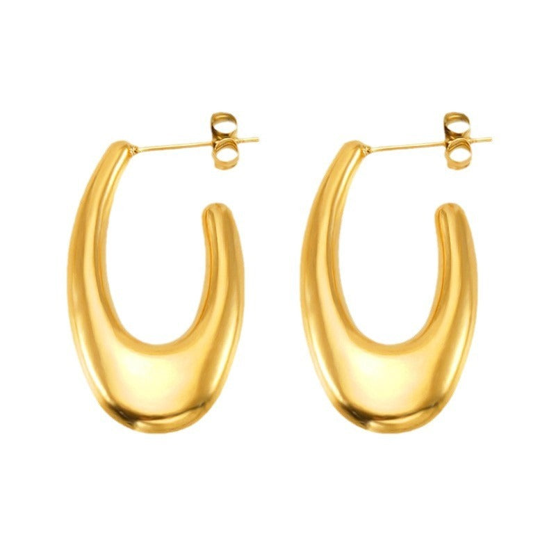 Gia stud Hoops