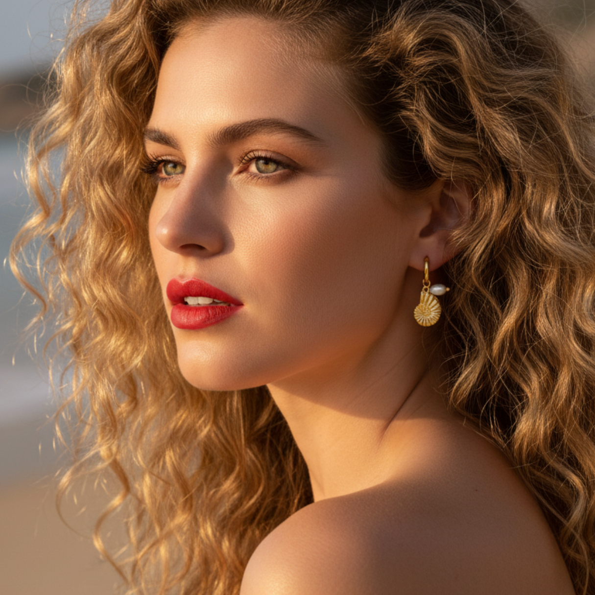 Beach Vibe Charm Earrings
