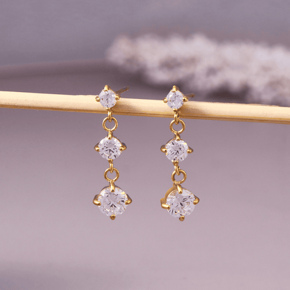 Ziva Solitaire Earrings