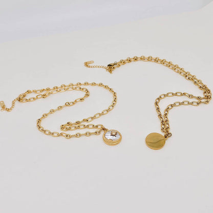 Moon and Star Pendant