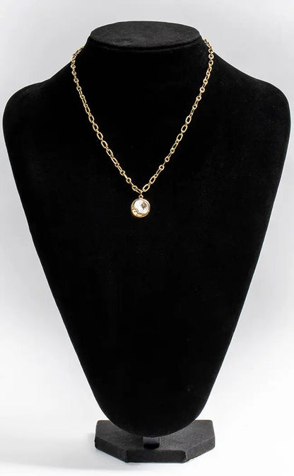 Moon and Star Pendant