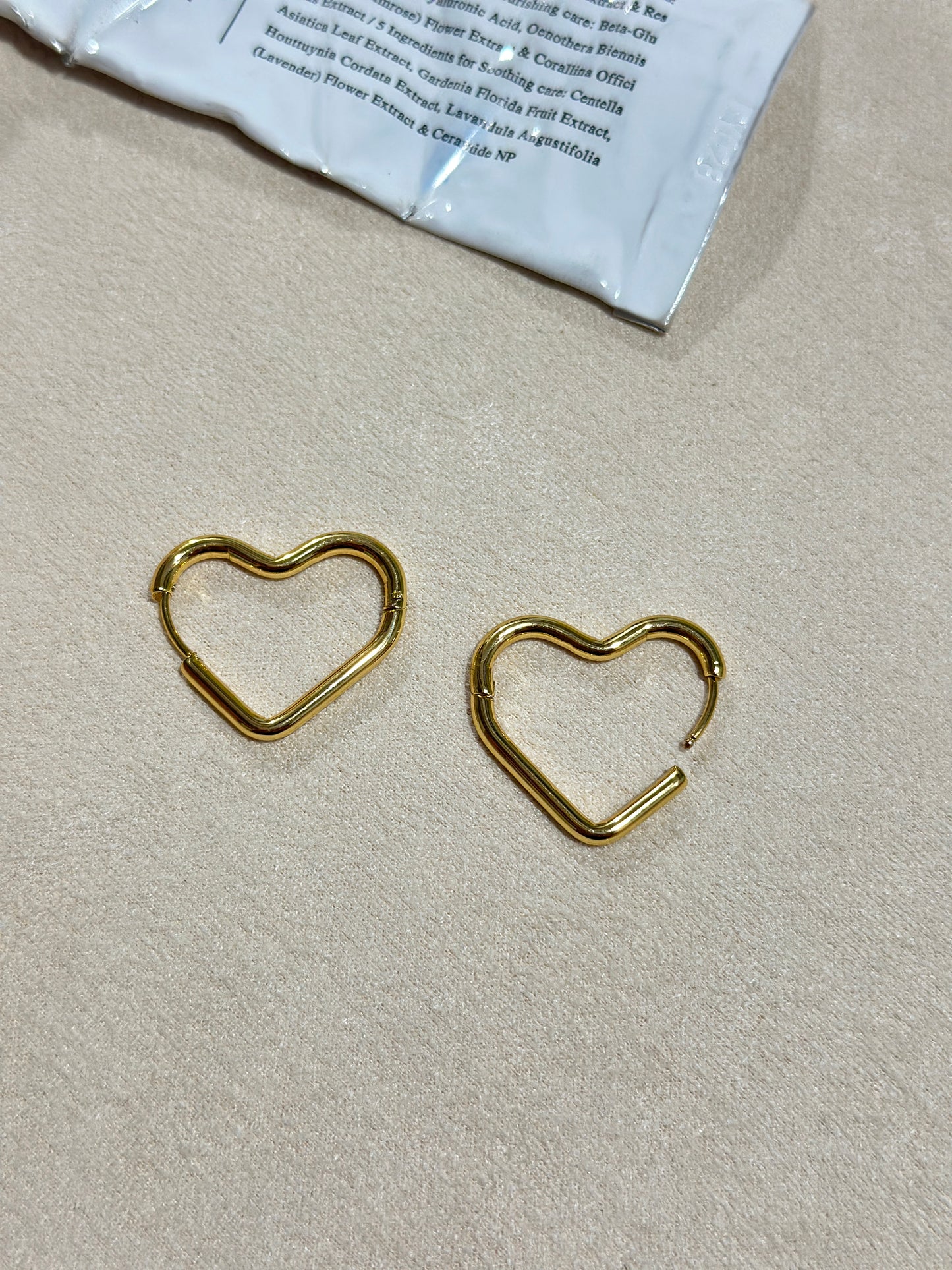 Heart Hoop Earrings