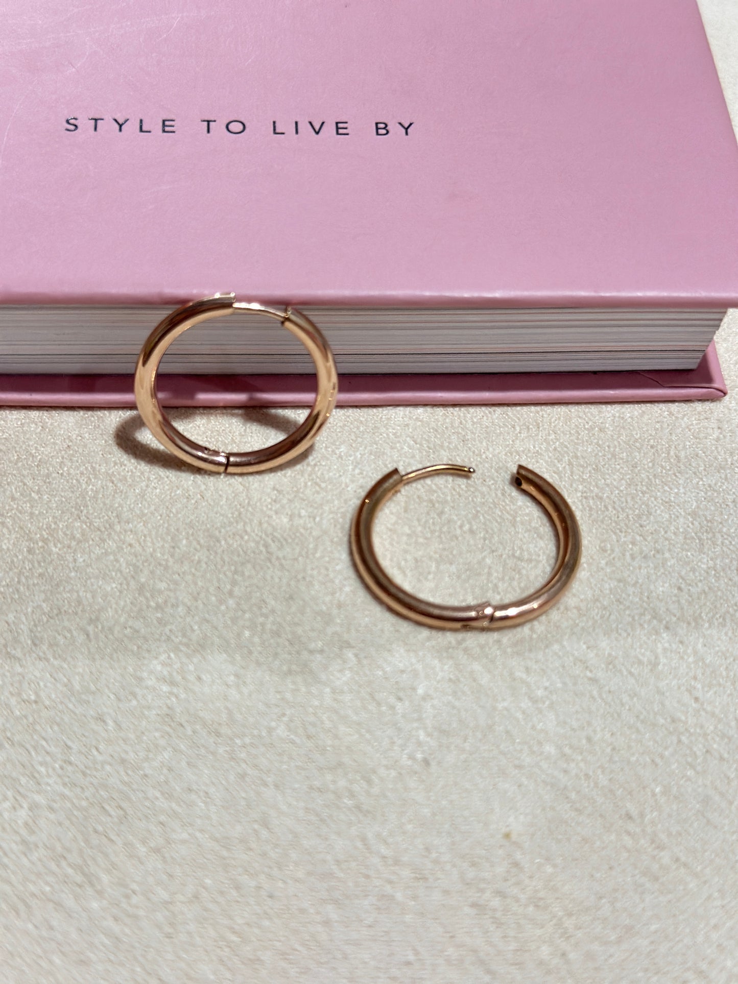 Round Hoop Earrings