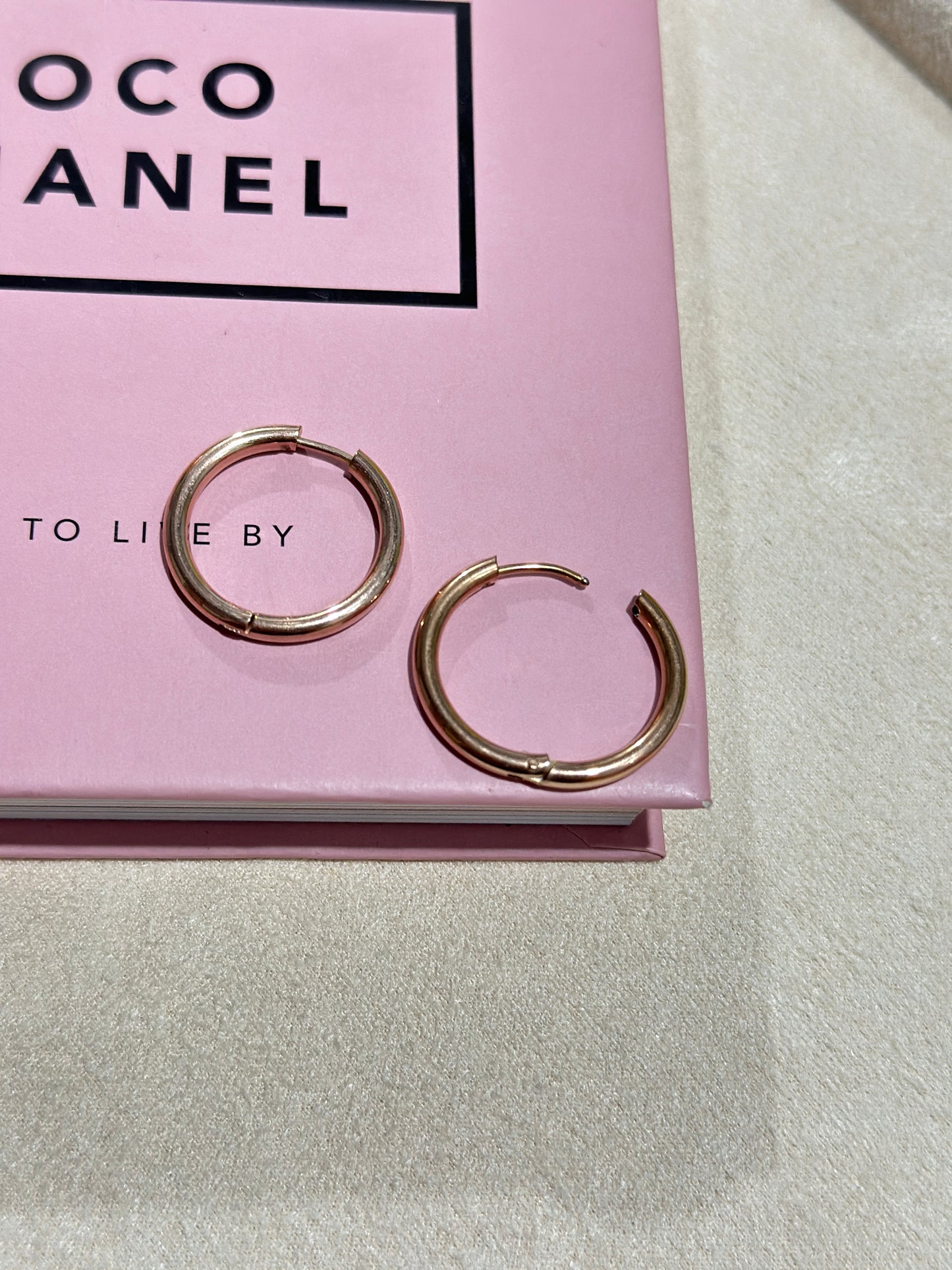 Round Hoop Earrings