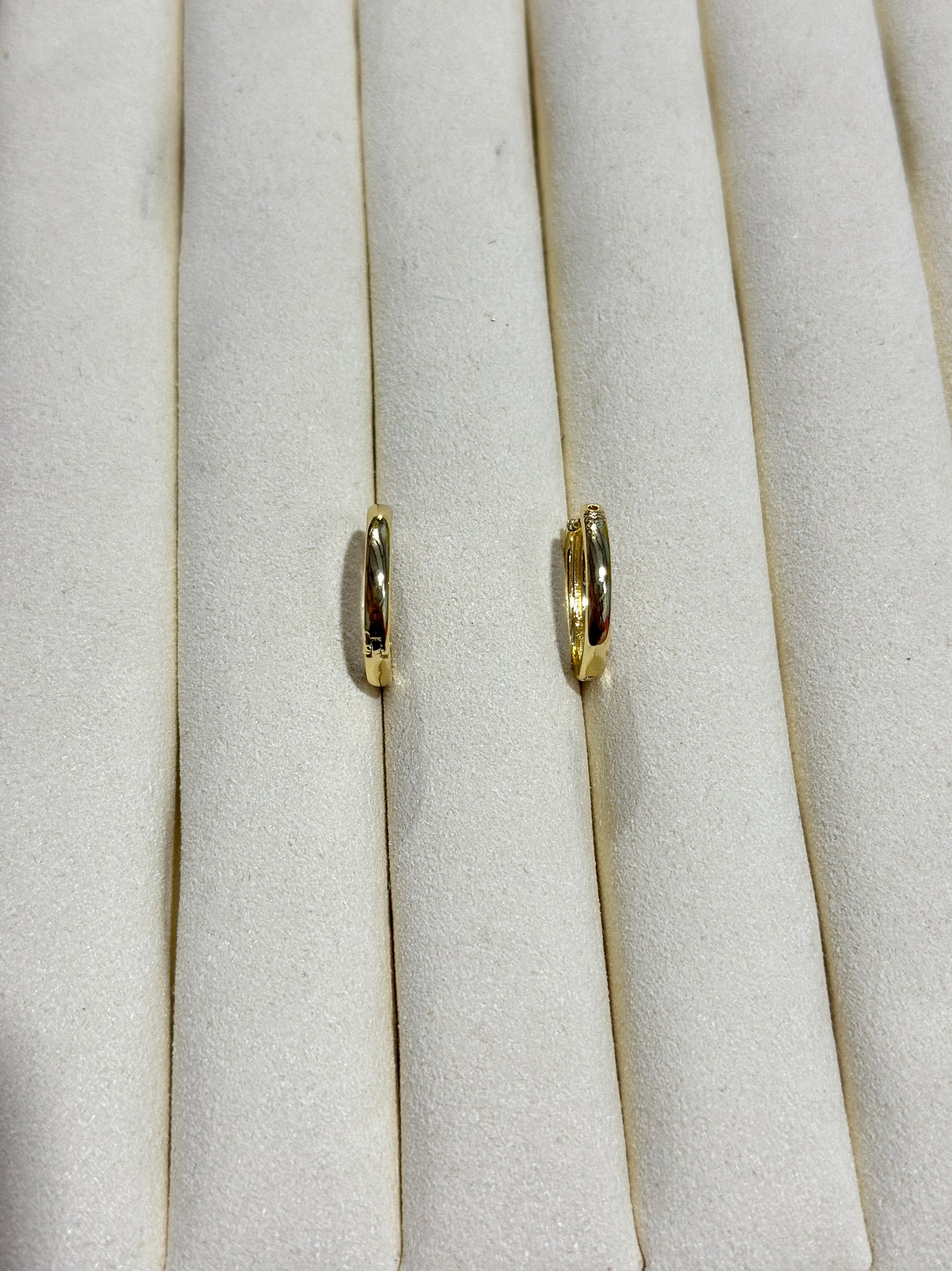 Petite Gold Huggie Earrings