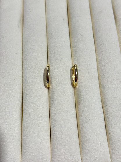 Petite Gold Huggie Earrings