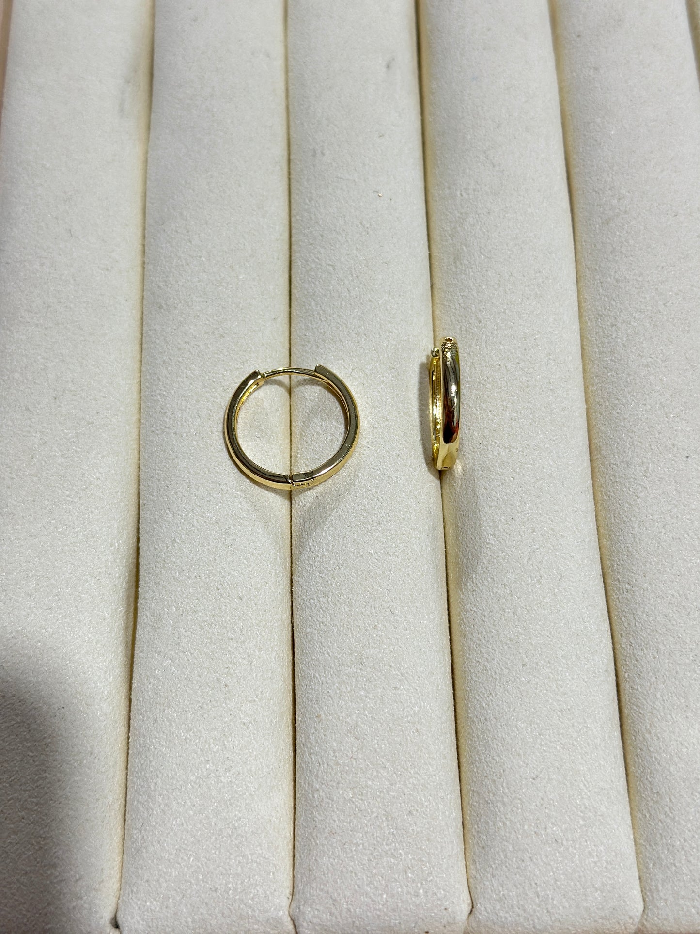 Petite Gold Huggie Earrings