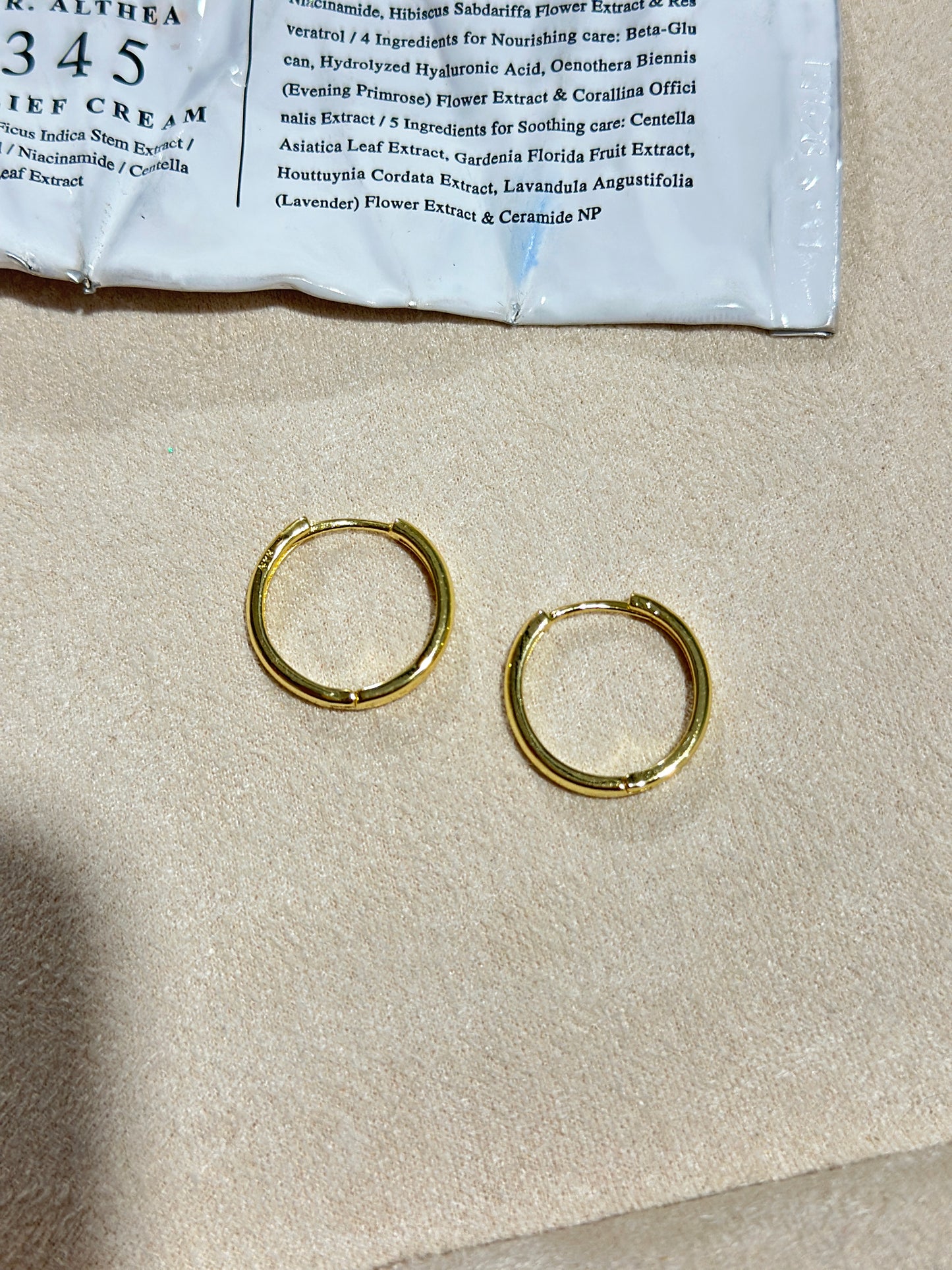 Petite Gold Huggie Earrings