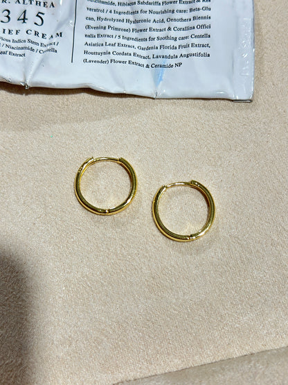Petite Gold Huggie Earrings